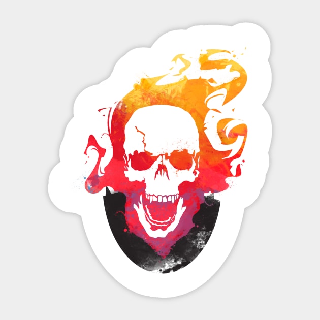 Ghost Rider Sticker by stayfrostybro